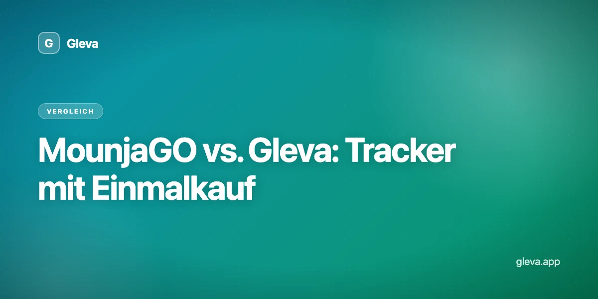MounjaGO vs. Gleva: Tracker mit Einmalkauf