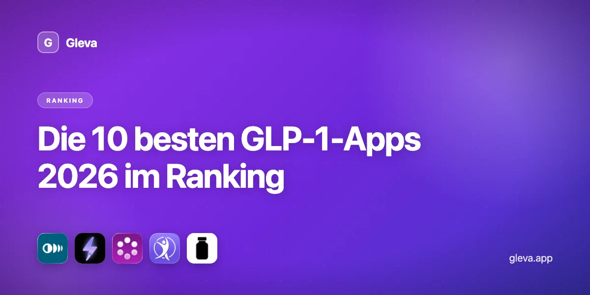 Die 10 besten GLP-1-Apps 2026 im Ranking
