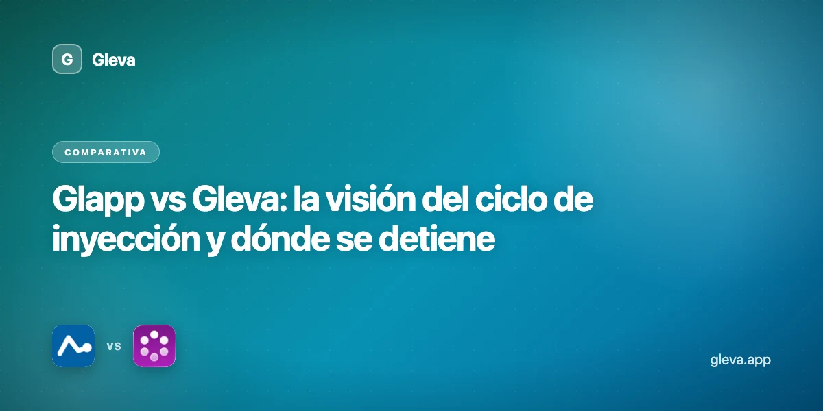 Glapp vs Gleva: la visión del ciclo de inyección y dónde se detiene