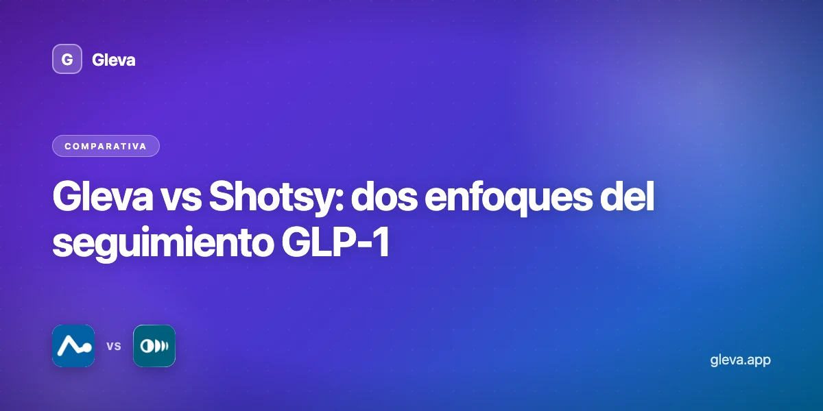 Gleva vs Shotsy: dos enfoques del seguimiento GLP-1