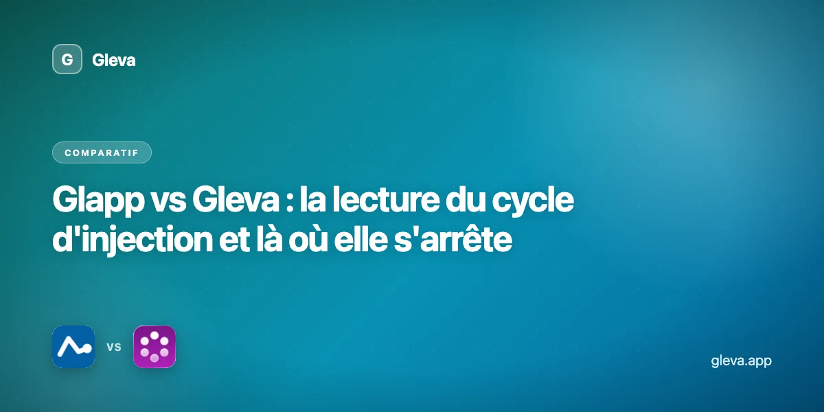 Glapp vs Gleva : la lecture du cycle d'injection et là où elle s'arrête