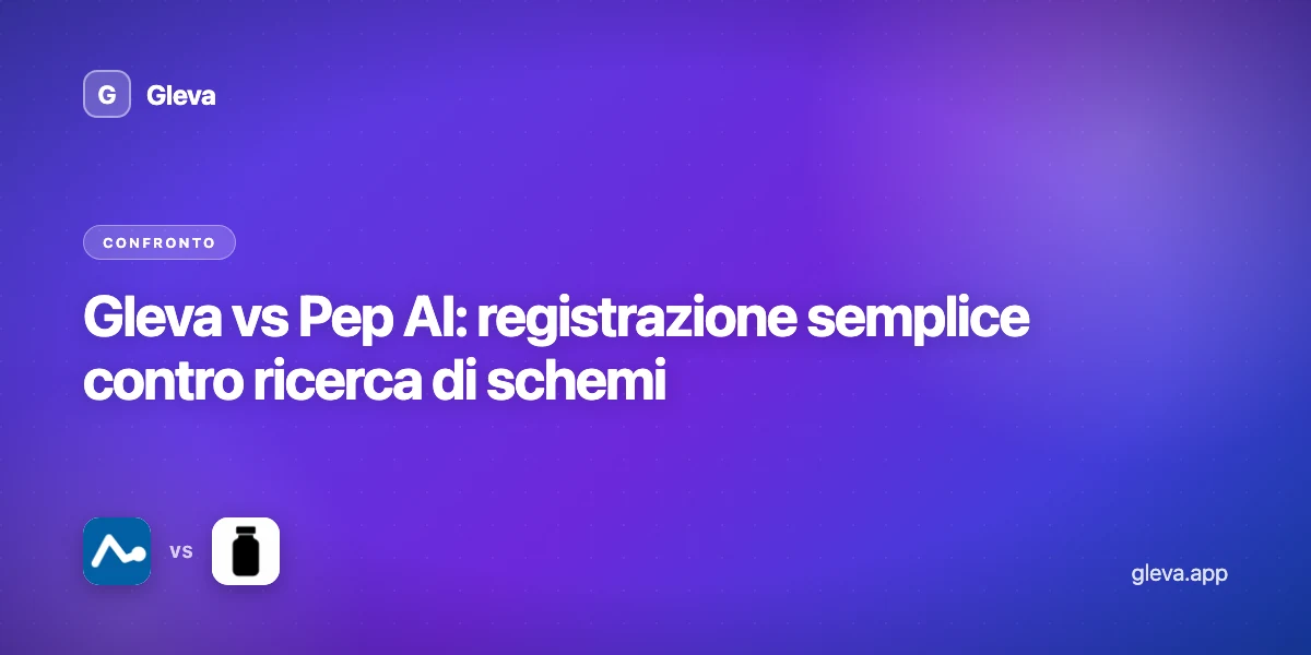 Gleva vs Pep AI: registrazione semplice contro ricerca di schemi