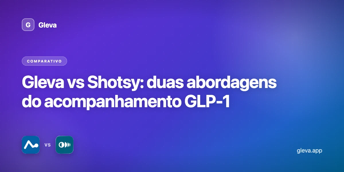 Gleva vs Shotsy: duas abordagens do acompanhamento GLP-1